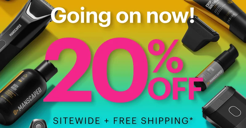 Going on now! 20% OFF SITEWIDE + FREE SHIPPING*