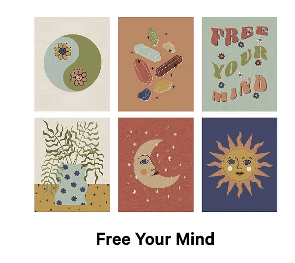 Free Your Mind Print Set