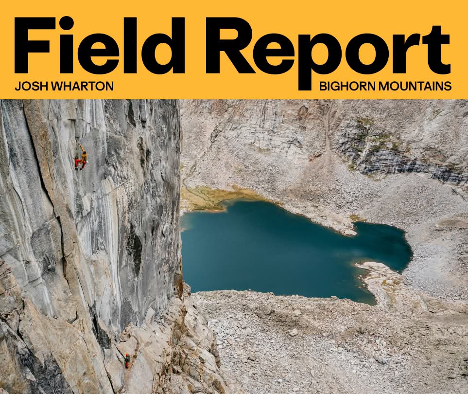 Field Report, Josh Wharton, Bighorn Mountains