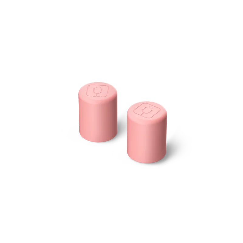 Image of Magnetic Straw Cover | Guava | 2-Pack