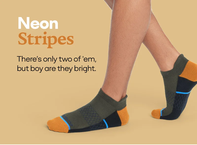 Neon Stripes | There's only two of 'em, but boy are they bright.