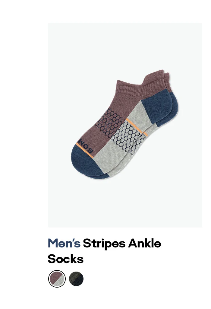 Men's Stripes Ankle Socks