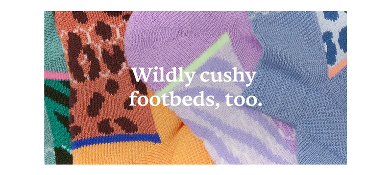 Wildly cushy footbeds, too.