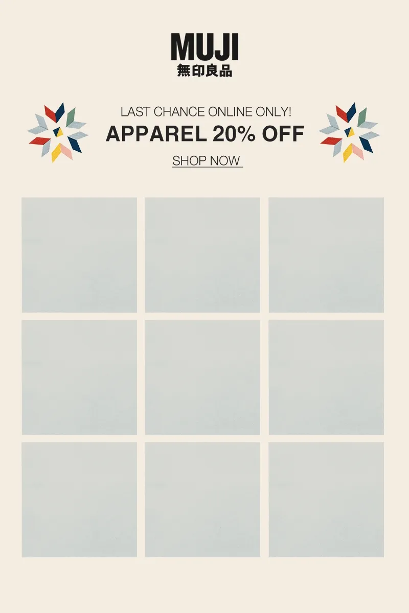 Shop 20% Off Apparel Ending Tonight Online!