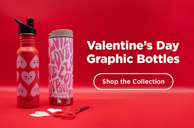 Valentine's Day Graphic Bottles