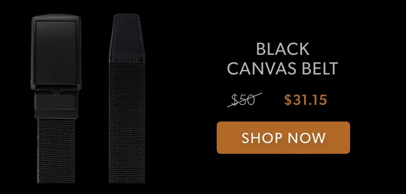 Black Canvas Belt Black Canvas Belt