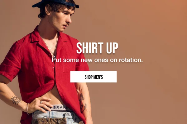 Shirt up. Put some new ones on rotation. Shop Men's Shirt