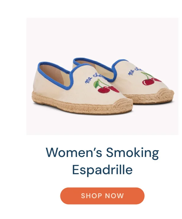 Women’s Smoking Espadrille. Shop now