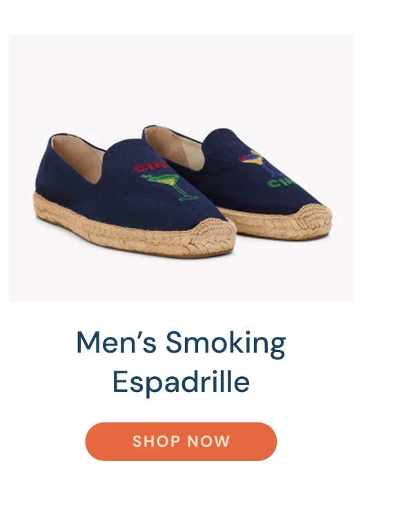 Men’s Smoking Espadrille. Shop now