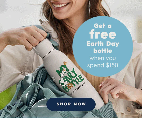 Get a free Earth Day bottle when you spend $150