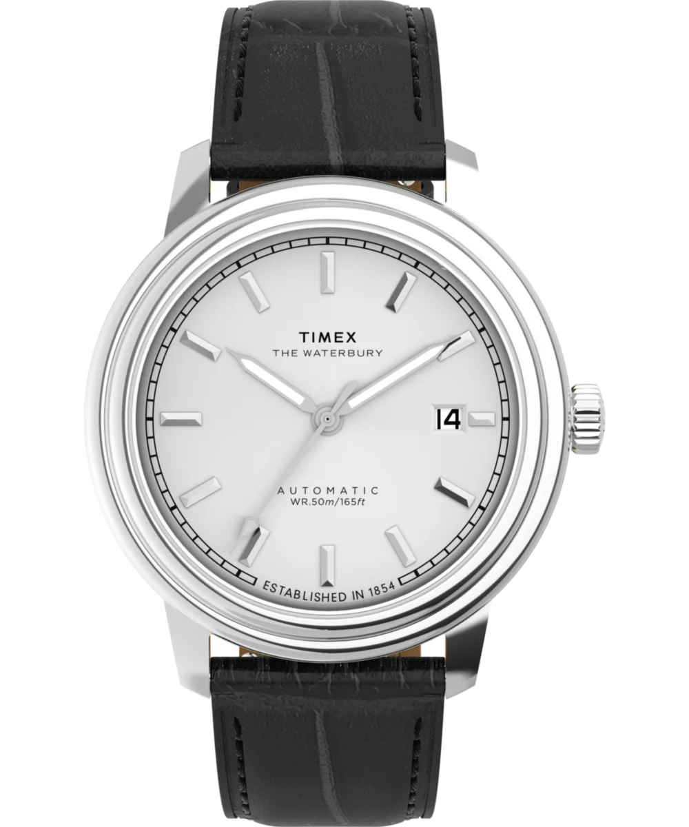 Image of Waterbury Metropolitan Automatic 41mm Leather Strap Watch