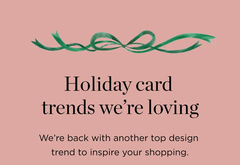 Holiday Card Trends We're Loving