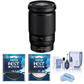 Nikon NIKKOR Z 28-400mm f/4-8 VR Lens, Bundle with 77mm CPL+UV Lens Filter Kit and Cleaning Kit
