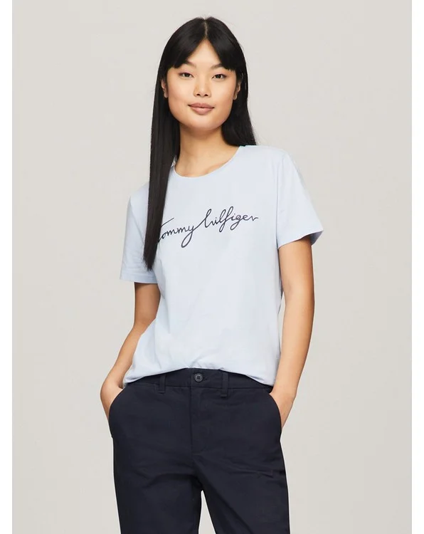 Signature Logo Crewneck T-Shirt