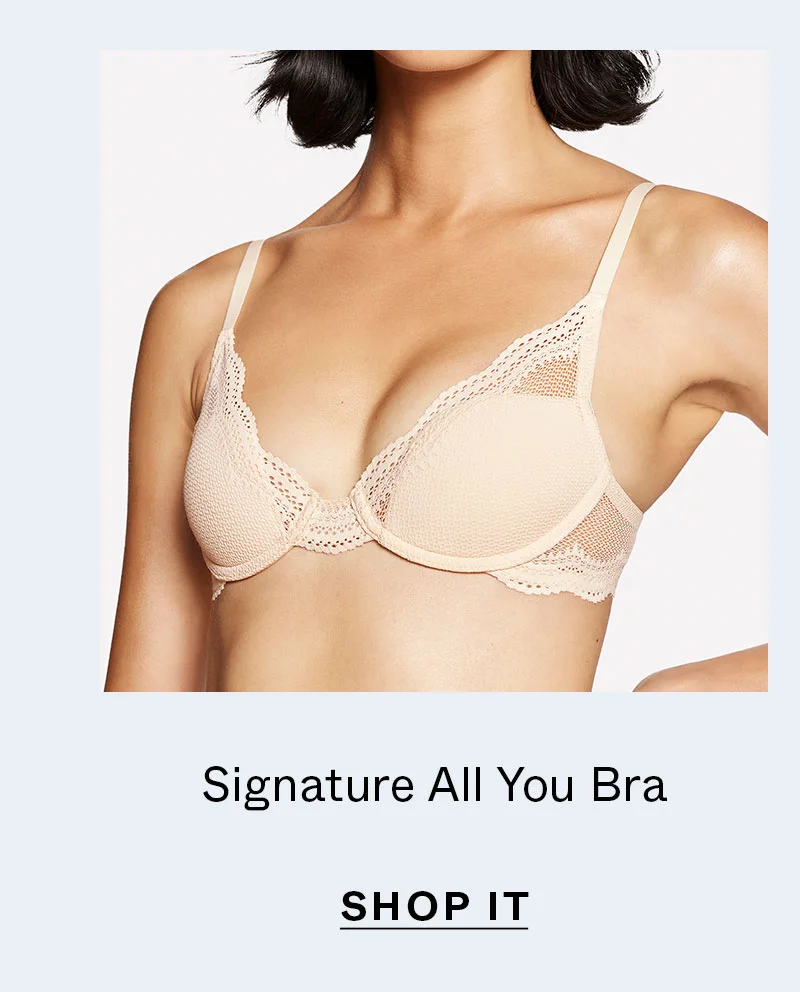 Signature All You Bra in Sand