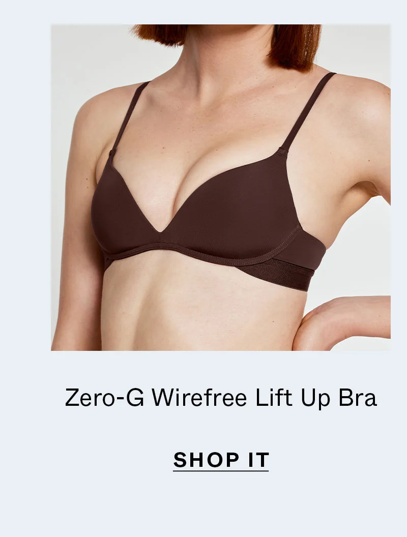 Zero-G Wirefree Lift Up Bra in Espresso