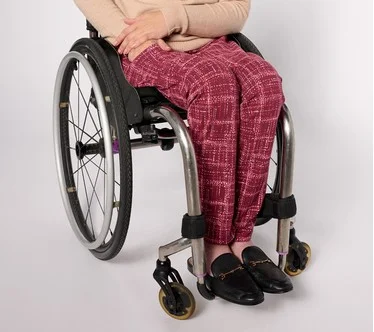 Denim & Co. Adaptive Active Duo Stretch Straight Pant Wheelchair Fit