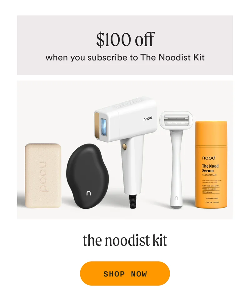 $100 off when you subscribe to The Noodist Kit - SHOP NOW