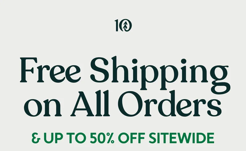 Free Shipping on All Orders