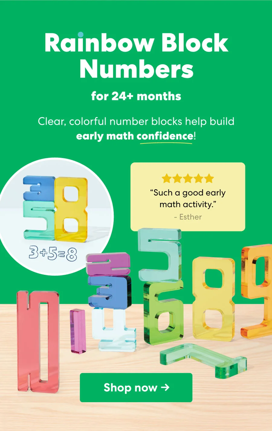 Rainbow Block Numbers