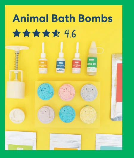 🛁 Animal Bath Bombs – ★★★★☆ (4.6)