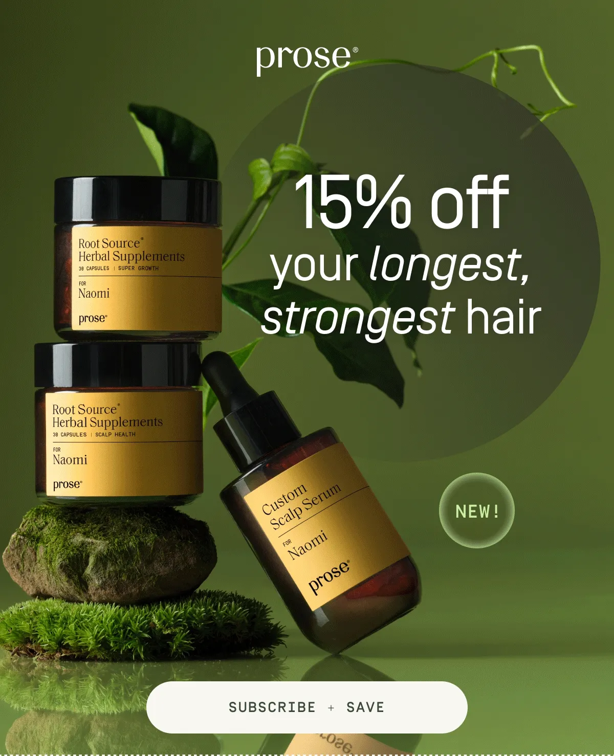 Prose | 15% off your longest, strongest hair