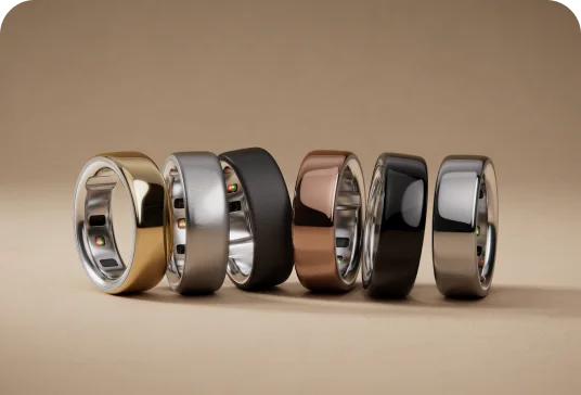 Six Oura Ring 4 Finishes