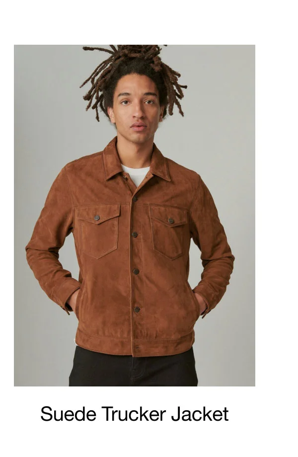 Suede Trucker Jacket