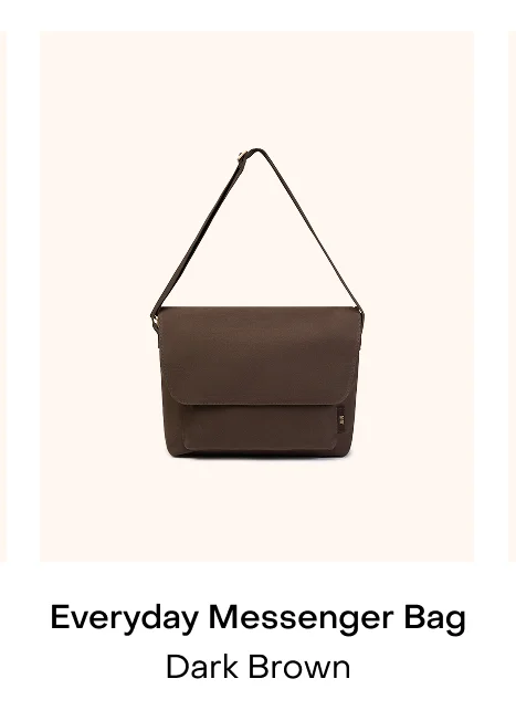 Everyday Messenger Bag Dark Brown