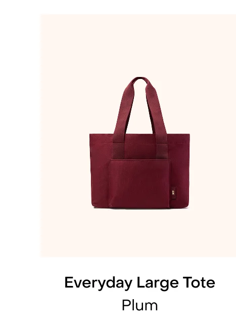 Everyday Large Tote Plum
