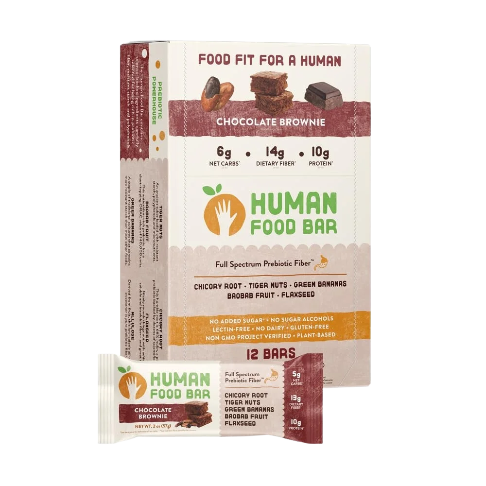 Image of Human Food Bar Chocolate Brownie Nutrition Bar