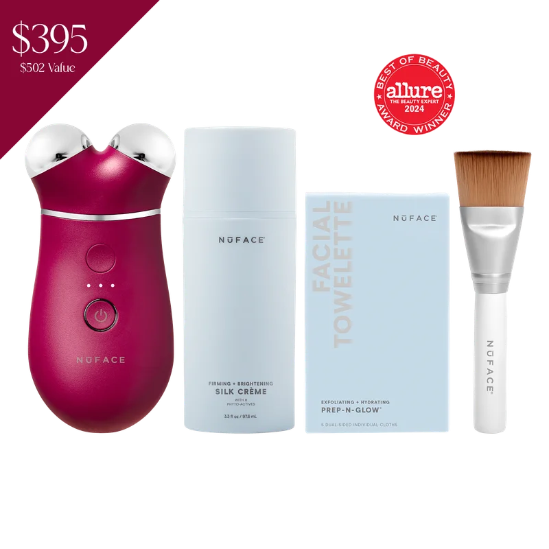Image of Limited Edition TRINITY+ Velvet Rose Starter Kit - Smart Advanced Facial Toning Kit