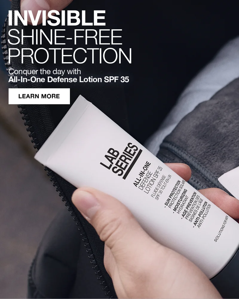 INVISIBLE SHINE-FREE PROTECTION | Conquer the day with All-In-One Defense Lotion SPF 35 | LEARN MORE