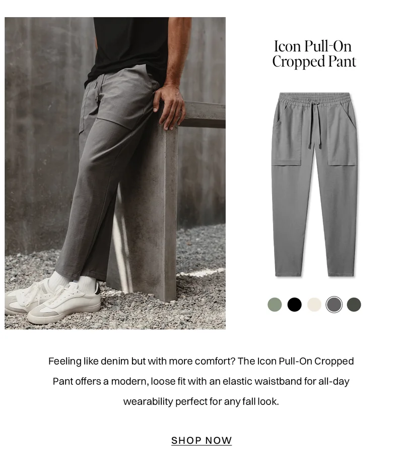 Icon Pull-On Cropped Pant