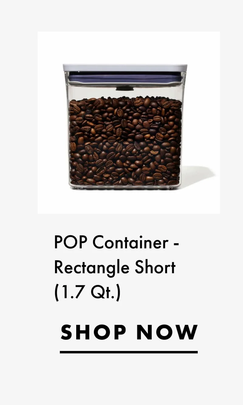 POP Container - Rectangle Short (1.7 Qt.) SHOP NOW