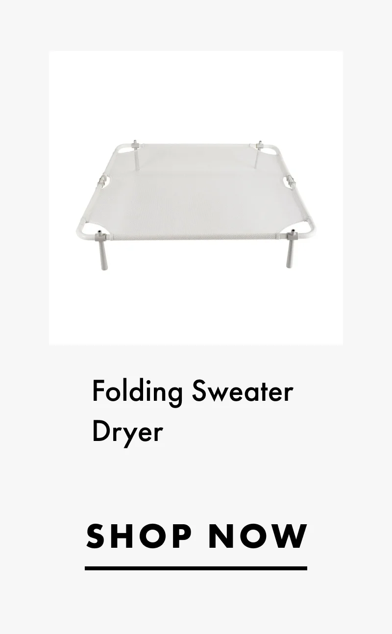 Folding Sweater Dryer. SHOP NOW.