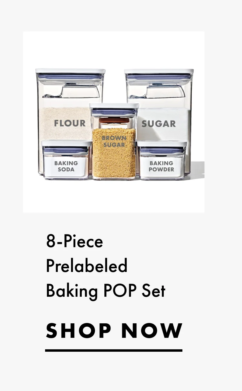 8-Piece Prelabeled Baking POP Set. SHOP NOW.