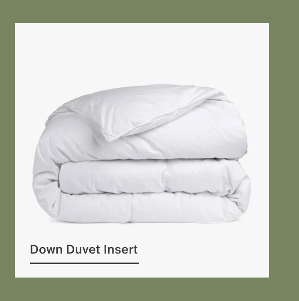 Shop Down Duvet Insert