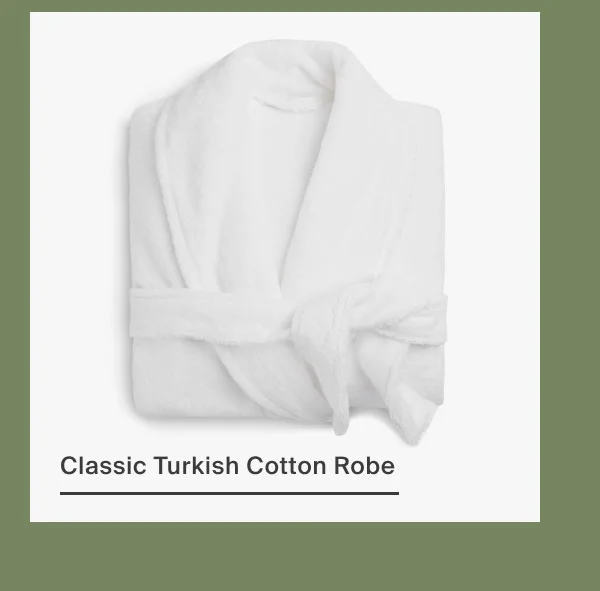 Shop Classic Turkish Cotton Robe