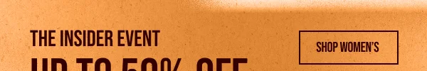 Up to 50% off Sitewide Shop Women's