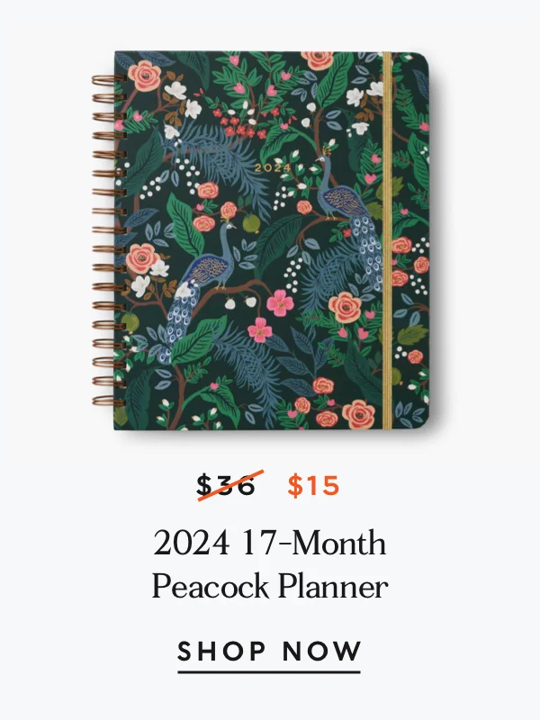 Shop 2024 Peacock Planner