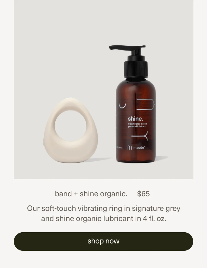 5-speed vibrating ring and aloe-based personal lubricant