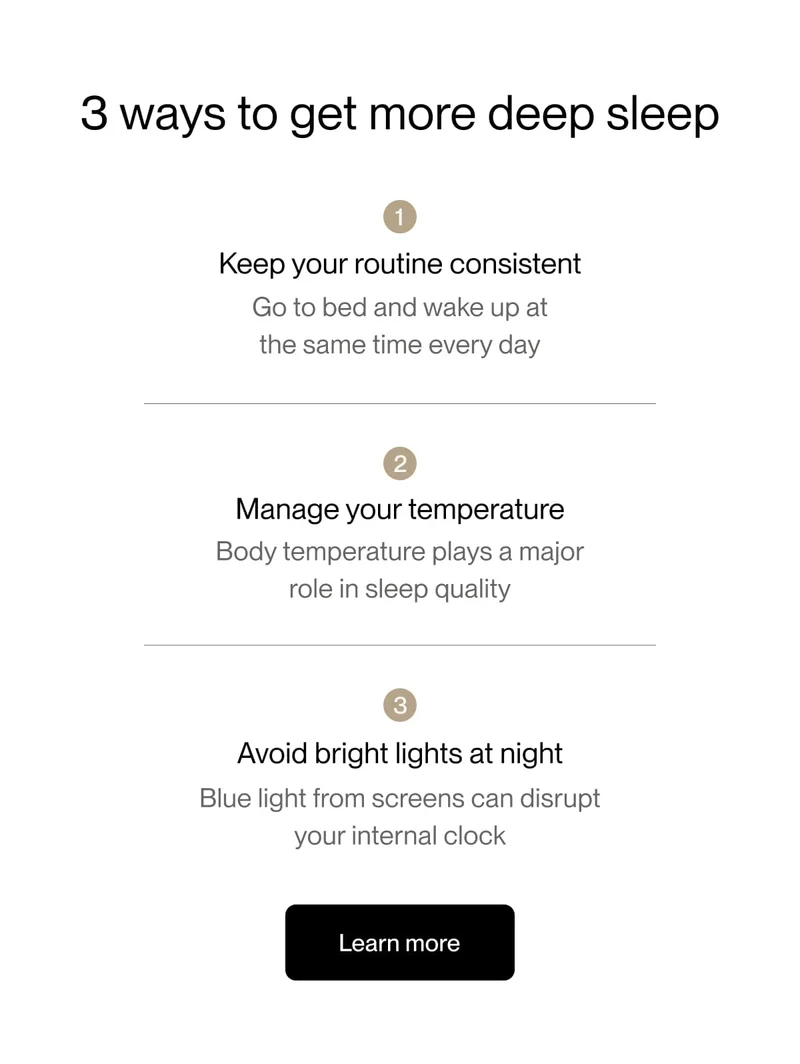 3 ways to get more deep sleep