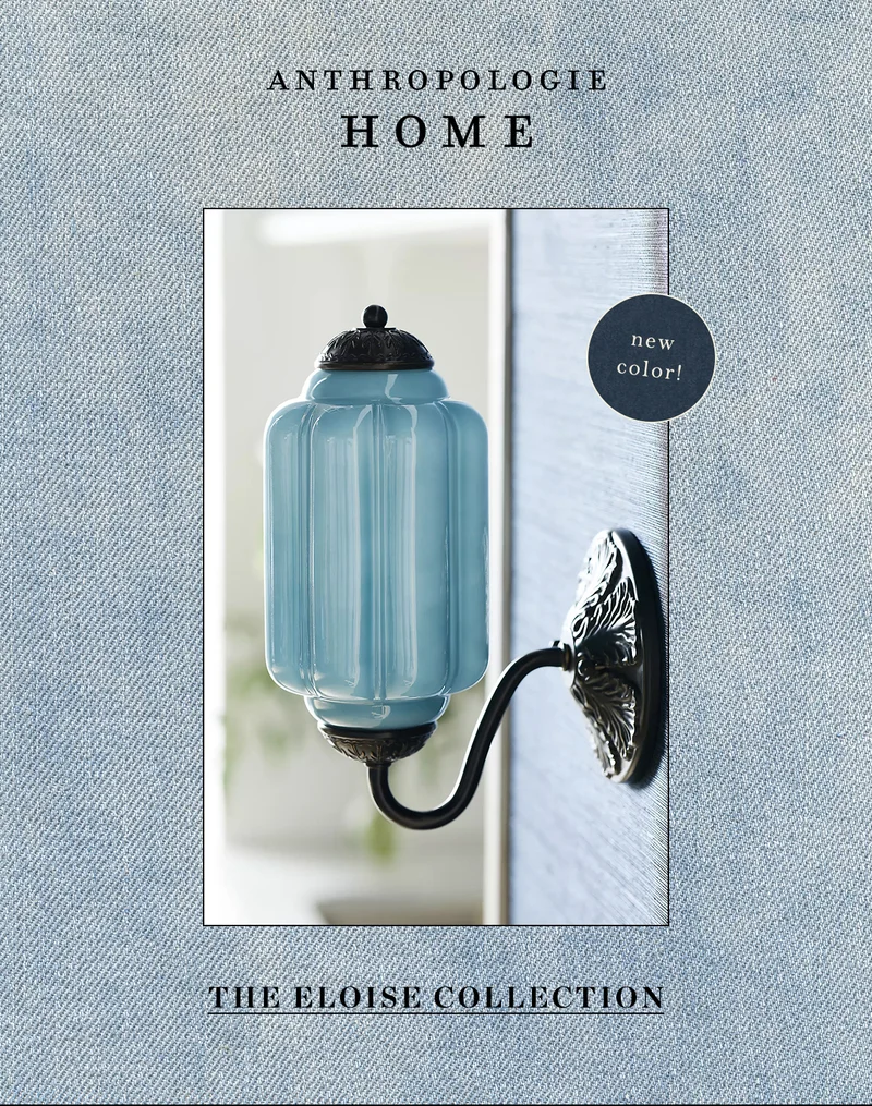 anthropologie home, new color! the eloise collection