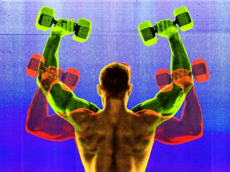 Image may contain: Back, Body Part, Person, Adult, Working Out, Fitness, and Sport