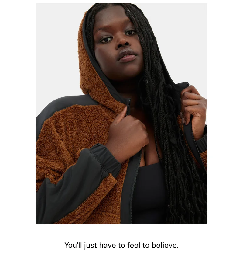 You’ll just have to feel to believe.