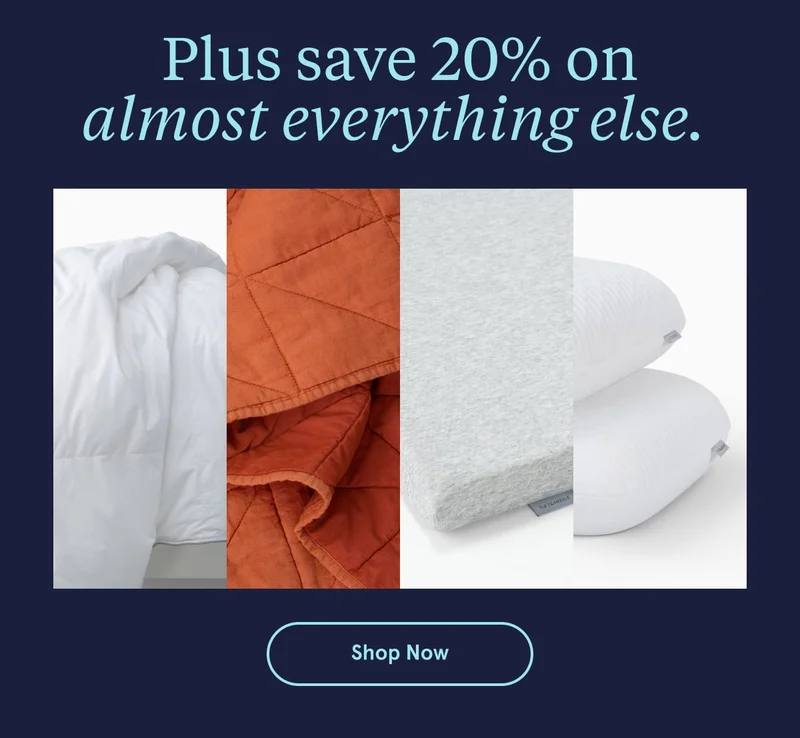Plus save 20% on almost everything else | Shop Now
