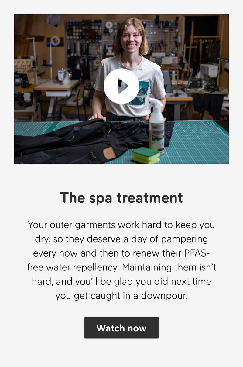 Maintain PFC-free Water Repellency | Love your gear longer