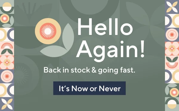 It's Back in Stock
