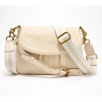 American Leather Co. Leather Crossbody with Two Straps